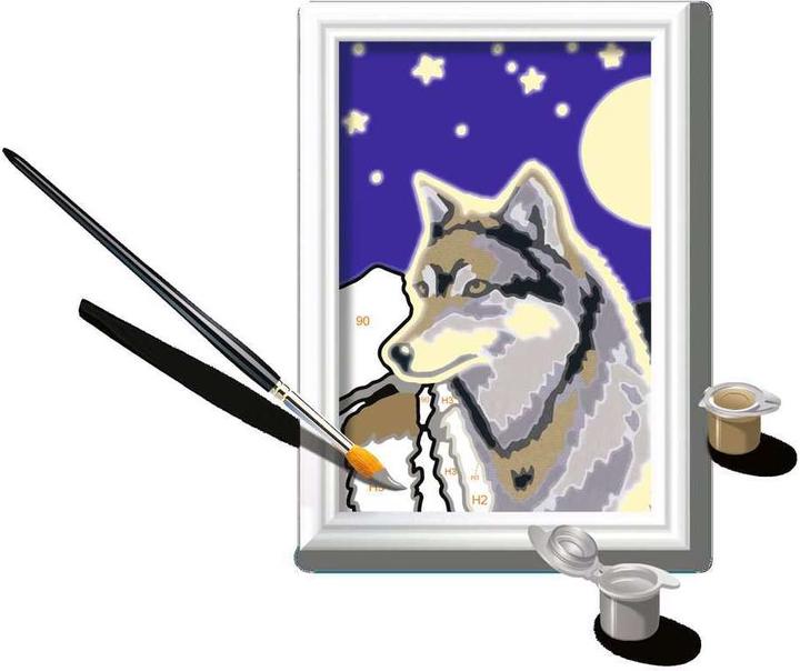 Actual product image Ravensburger Wolf portrait