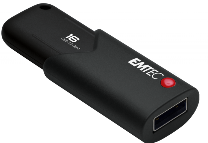 Produktbild Emtec B120 Click Secure (16 GB, USB 3.2, USB-A)