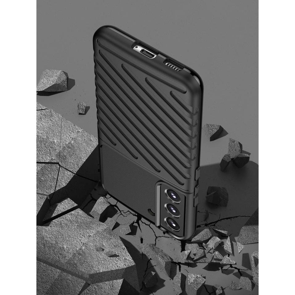 Thumbnail - Screenguard Samsung Galaxy S23 SpaceCase Impact-Resistant Hülle (Samsung Galaxy S23+), Smartphone Hülle, Schwarz