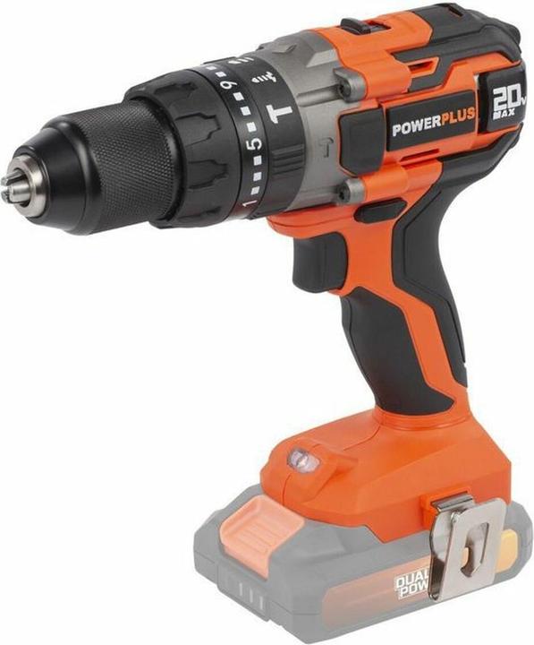 Produktbild Powerplus Dual Power Schlagbohrmaschine, -schrauber 20V 50Nm - exkl. Akku und Ladegerät