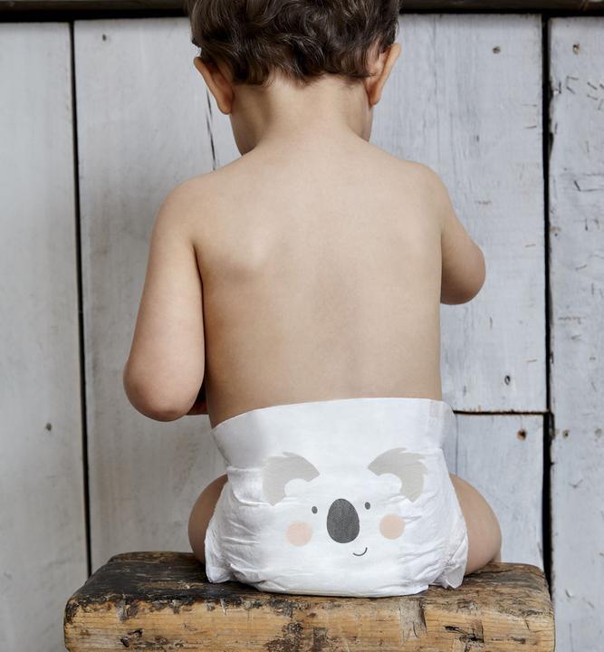 Actual product image Kit & Kin Nappies (Size 2, Pack, 40 Piece)