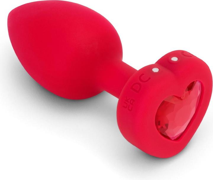 Produktbild Earthly Body B-Vibe - Vibrating Heart Plug M/L Red