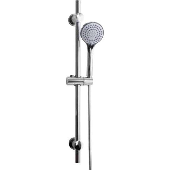 Grohe, Colonna doccia + Supporto soffione, IDRO-BRIC Saliscendi Eternity 3 Get Piedini Regol. Ad Incollo C/Risp Acqua (Bli)
