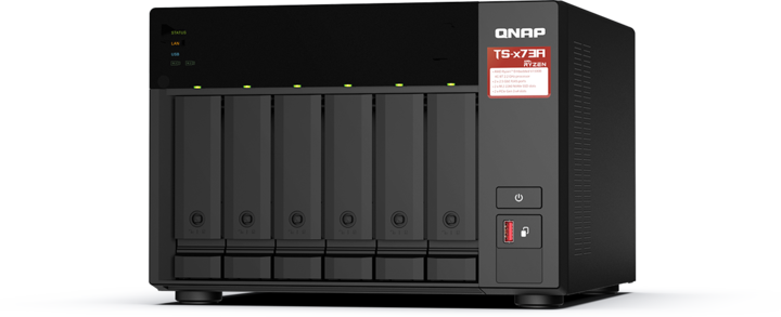 Produktbild QNAP TS-673A-8G (0 TB)