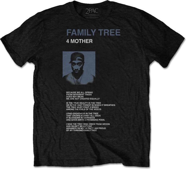 Produktbild Tupac Shakur Family Tree TShirt (L)