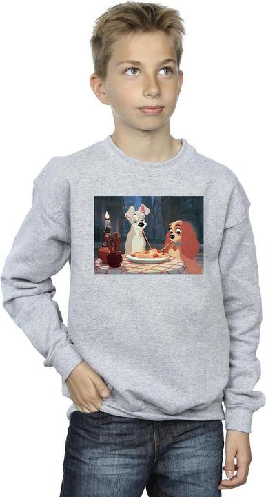 Produktbild Disney Lady And The Tramp Spaghetti Photo Sweatshirt Jungen (116)