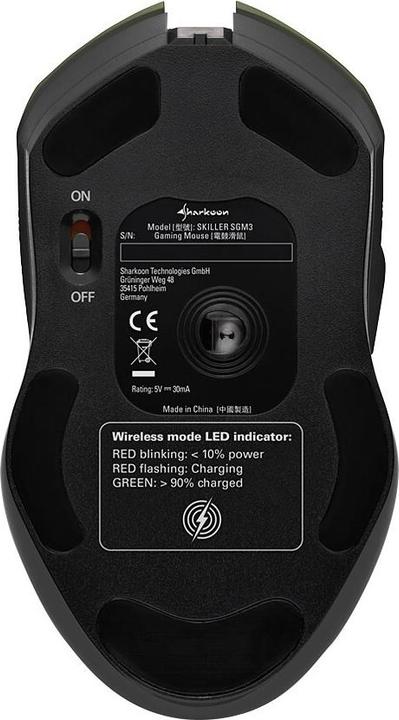 Actual product image Sharkoon Skiller SGM3 (Cable, Wireless)