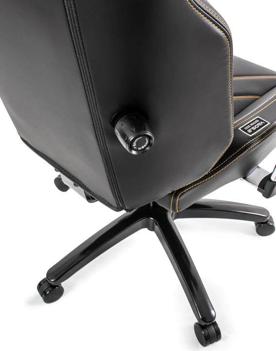 Actual product image Quersus Armchair VAOS Armchair.2.3. gold accent (Black - Gold)