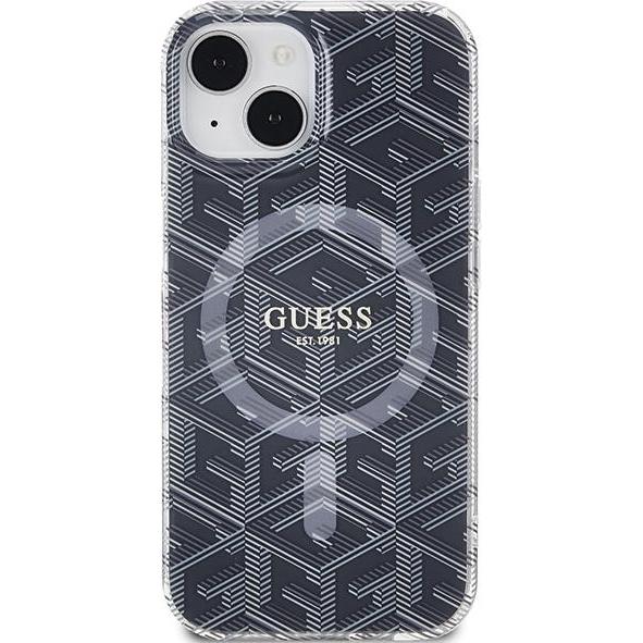 Thumbnail - Guess GUHMP15MHGCUSTGK iPhone 15 Plus / 14 Plus 6.7" czarny/black hardcase IML GCube MagSafe (Apple iPhone 15 Plus, Appl...