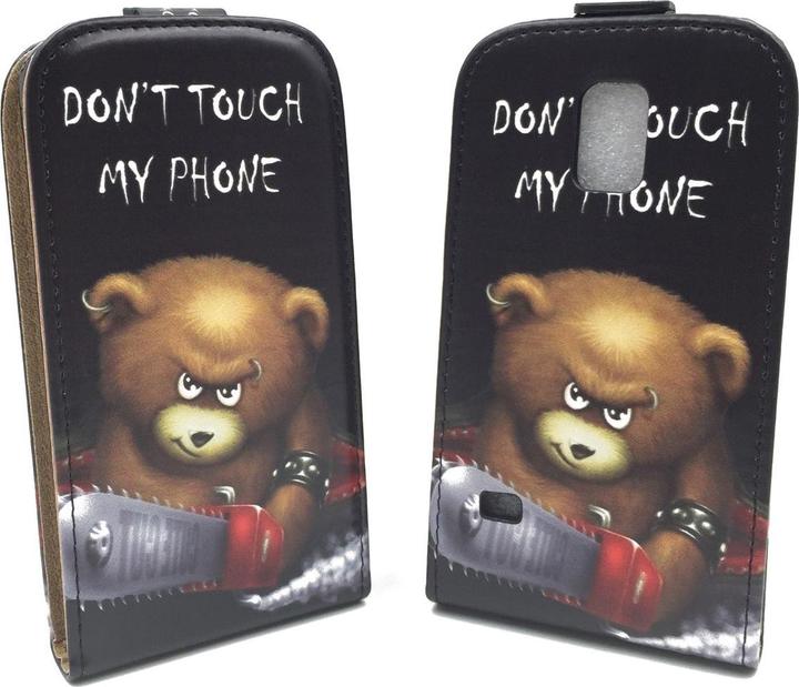 Produktbild König Design Handyhülle für Samsung Galaxy S5 Active Schutztasche Wallet Cover Case Schwarz (Samsung Galaxy S5 Active)