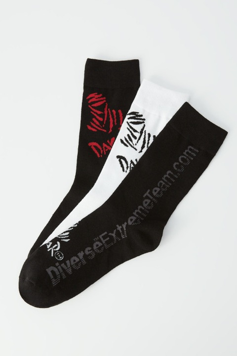 Immagine prodotto Dakar Calzini Dkr 3pack V Blk/Wht (43 - 46)