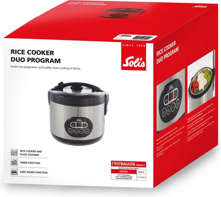 Actual product image Solis Rice Cooker Duo Program Typ 817