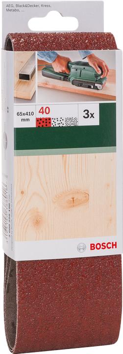 Image du produit Bosch Zubehör Bande abrasive grain 40 (L x l) (40)
