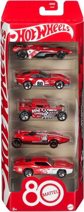 Hot Wheels Mattel 80th Anniversary 5-Pack