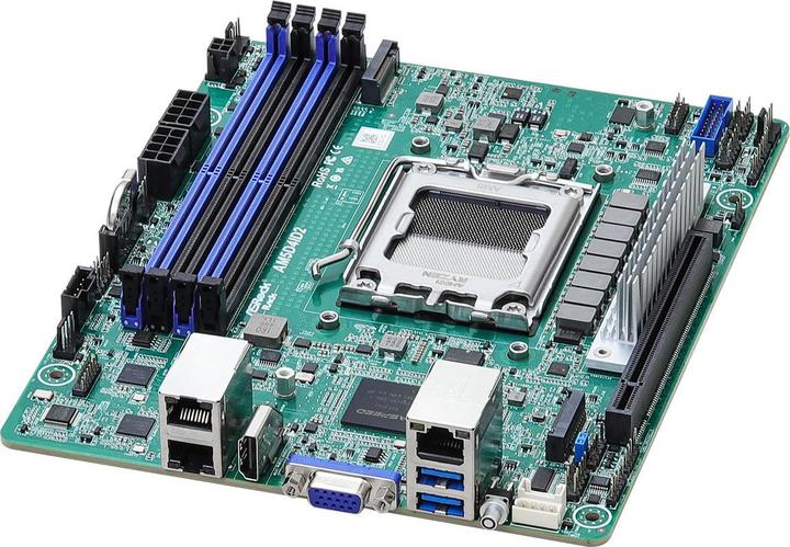 Image du produit AsRock Mainboard AM5D4ID2 mini-ITX Sockel AM5 Single (AM5, AMD X300, Mini-ITX)