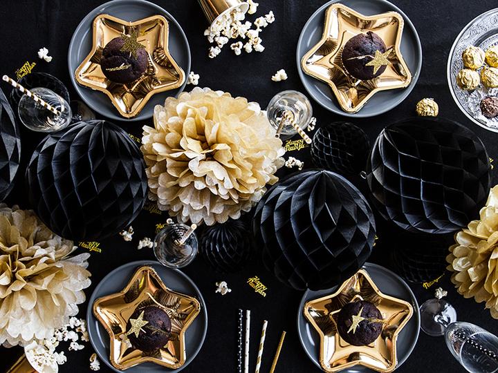 Produktbild Partydeco Paper Plates Star, gold, 18cm (1 pkt / 6 pc.) (6 Stück)