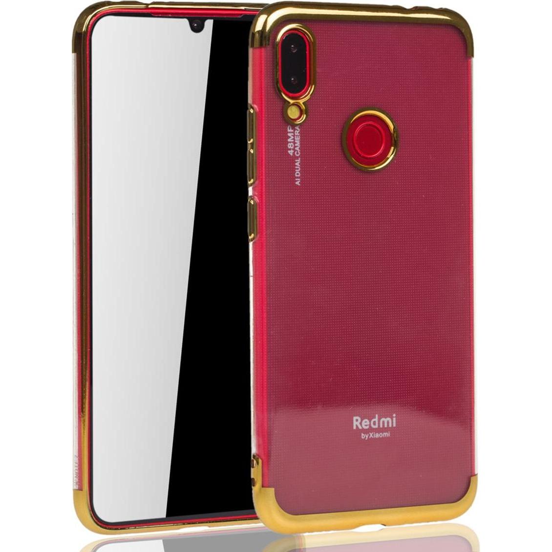 Thumbnail - König Design Xiaomi Redmi Note 7 Hülle Case Handy Cover Schutz Tasche Schutzhülle Bumper Gold (Xiaomi Redmi Note 7 Pro, ...