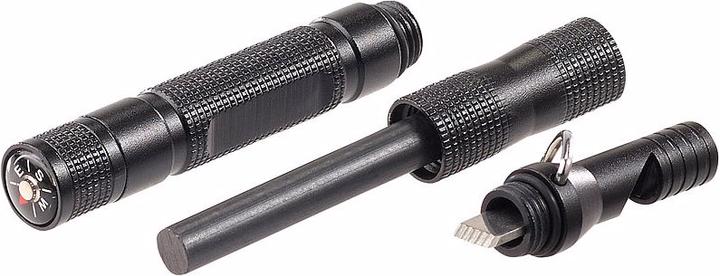 Actual product image Pearl 3in1 fire starter, emergency whistle & compass in aluminium case, 21 g (Emergency cases)