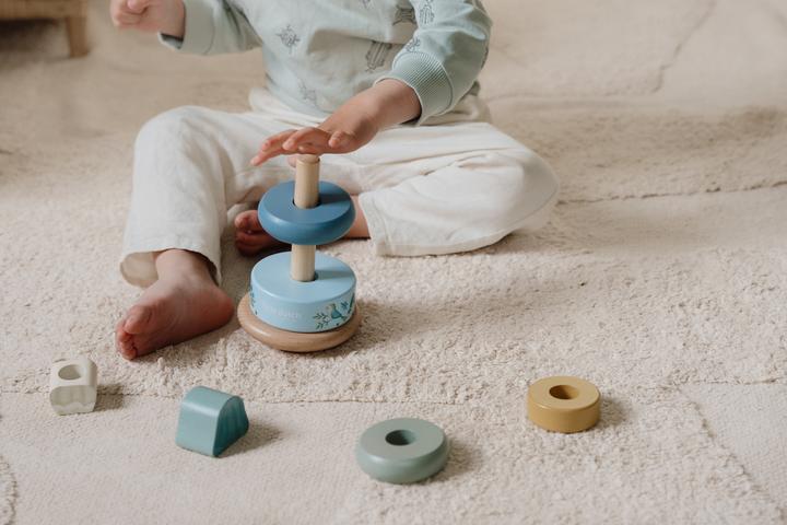 Image du produit Little Dutch Holz-Stapelturm mit Ringen Forest Friends FSC