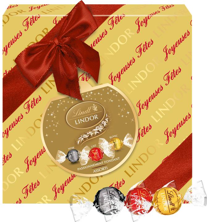 Image du produit Lindt Lindor Assorti Boîte cadeau Noël (287 g)