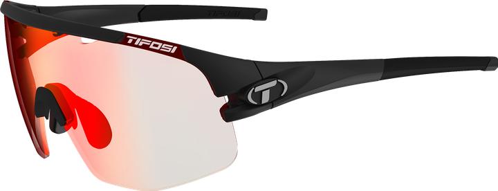 Produktbild Tifosi Schlitten Lite Sonnenbrille 2021: Mattschwarz/Rot (Clarion Red Fototec, Clarion Red Fototec)