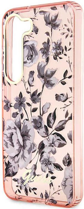 Produktbild Guess GUHCS23MHCFWSP S23+ S916 pink/pink hardcase Flower Collection (Samsung Galaxy S23+)