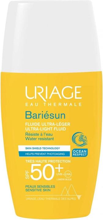 Uriage Bariésun Ultraleichtes Fluid (Sonnencreme, SPF 50+, 30 ml, 50 g)