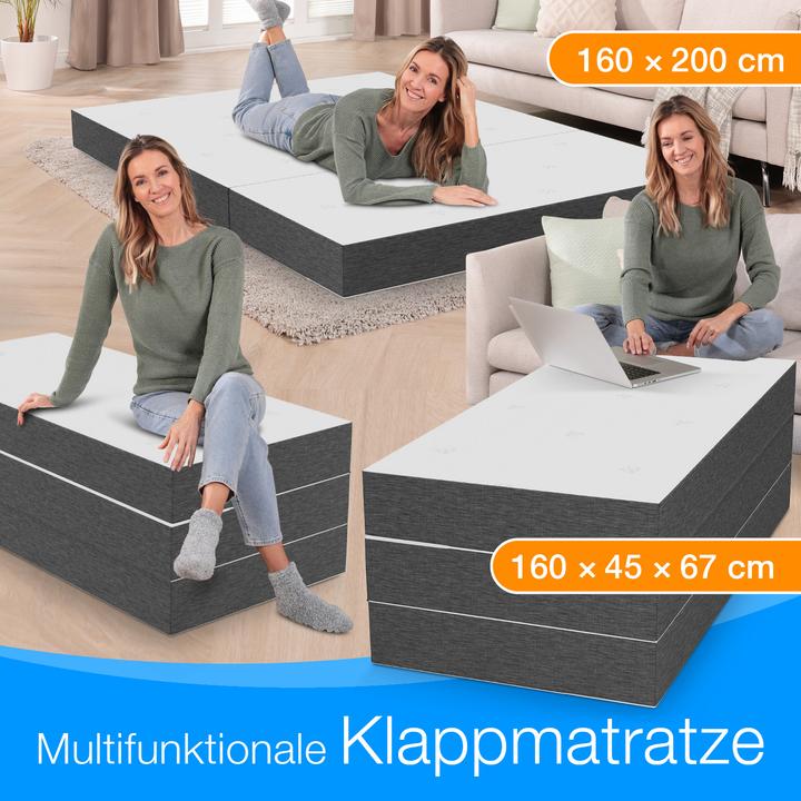 Immagine prodotto Bestschlaf Materasso Visco per ospiti (160 x 200 cm, Nucleo di schiuma)