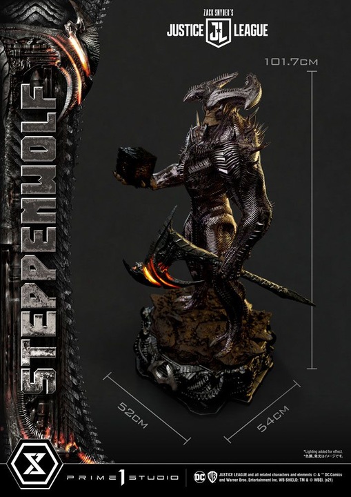 Prime 1 Studio Zack Snyder's Justice League statuette Museum Masterline 1/3 Steppenwolf 102 cm