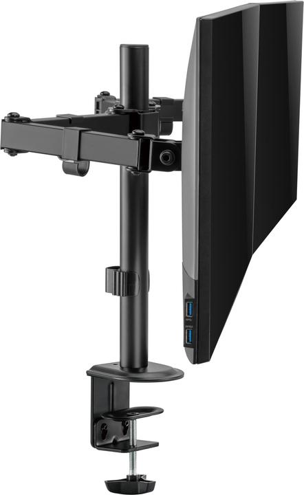 Actual product image equip Table mount 17"-32"/9kg DualTFT 360° rotation bw (Table, 32", 9 kg)