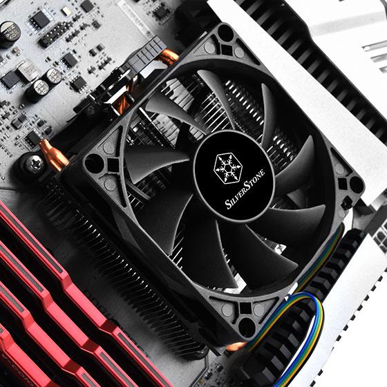 Produktbild Silverstone SST-KR01 - Kryton CPU Kühler, Low Profile (54 mm)