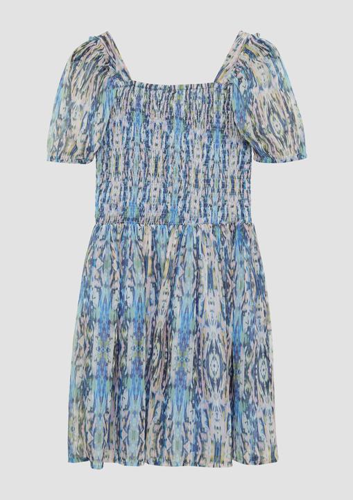 Actual product image S.Oliver Kleid Kurzes Kleid aus Chiffon mit Glitzergarn und Smok-Detail (140)
