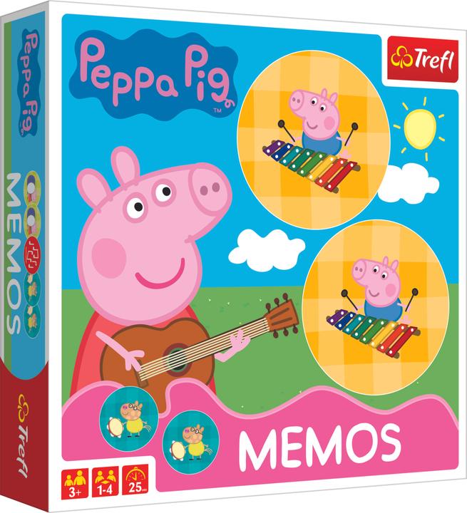 Trefl Memo Cards "Piggy Pepa" (Deutsch, Englisch)