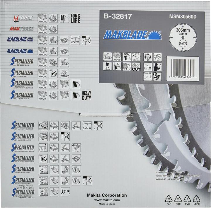 Productafbeelding Makita MAKBLADE Zaagblad 305x30x60Z