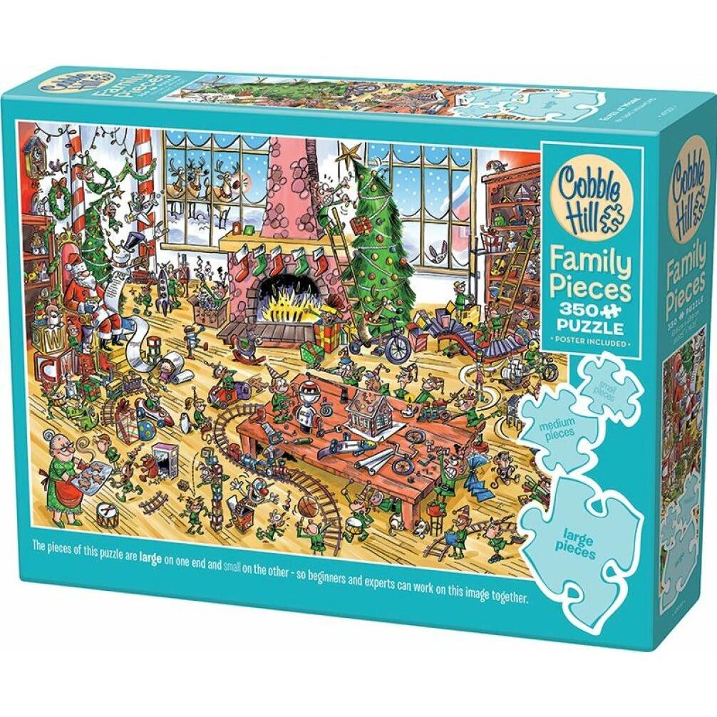 Cobble Hill Puzzle 350 pieces Elves at Work (Family) (350 Teile)
