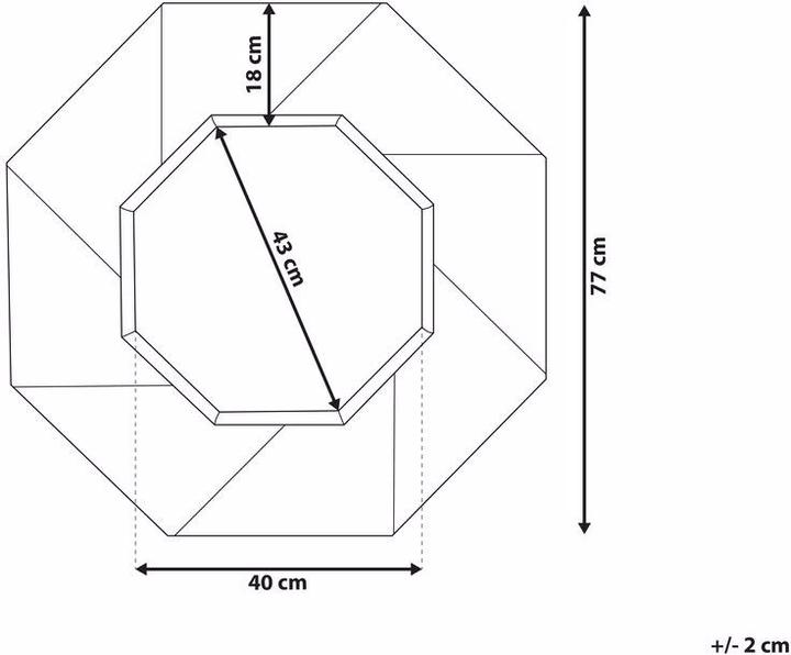 Immagine prodotto Beliani Mirio (77 x 77 cm)