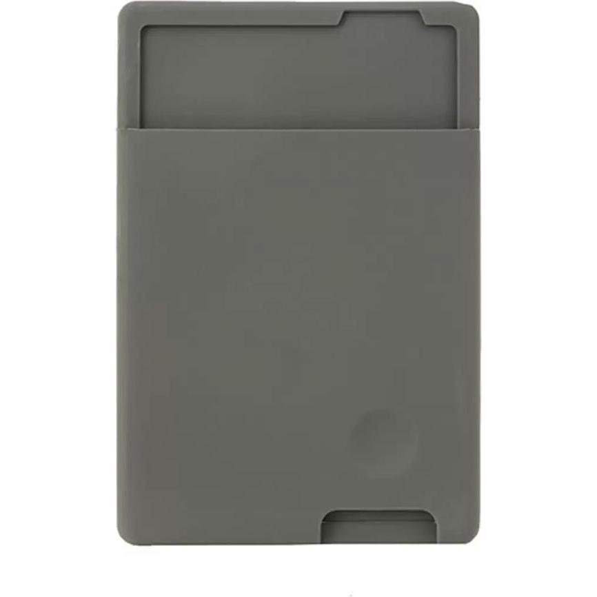 SIGN Silicon card holder - Gray, Accessori per cellulare, Grigio