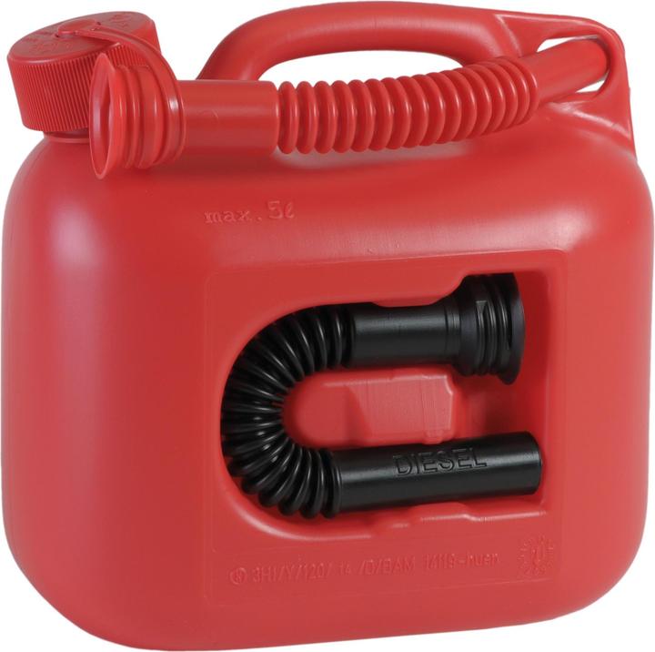 Image du produit Hünersdorff Bidon de carburant PREMIUM (UN) 5 L rouge Homologation UN HDPE rouge Accessoires