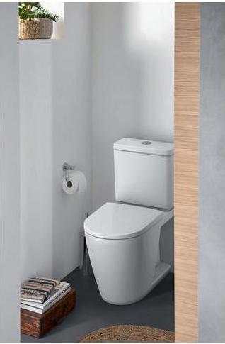 Actual product image Duravit Toilet seat D-NEO Scharn ES without soft close mechanism white