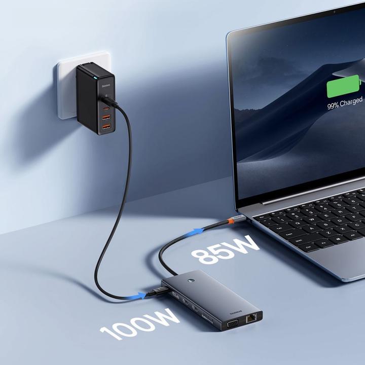 Actual product image Baseus PortalJoy 13 in 1 (USB-C, 13 Ports)