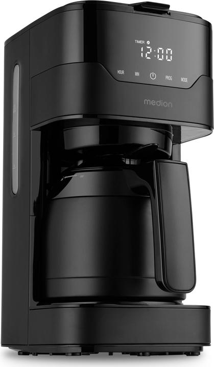 Produktbild Medion MD18458sm Kaffeemaschine mit Thermoskanne schwarz