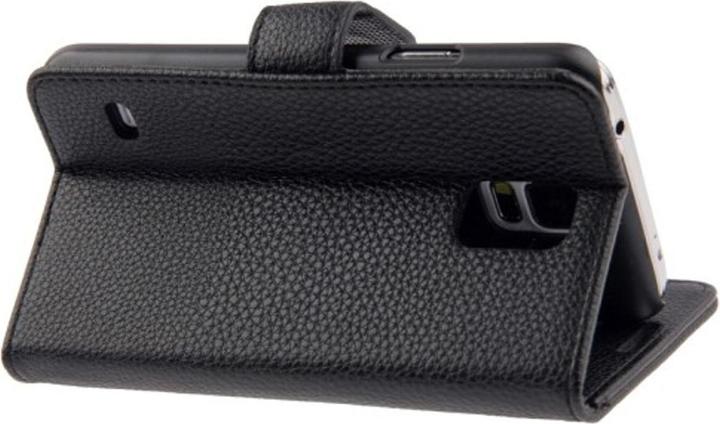 Produktbild König Design Schutzhülle Handytasche (Flip Quer) für Handy Samsung Galaxy S5 / S5 Neo Schwarz (Samsung Galaxy S5, Samsung Galaxy S5 Neo)