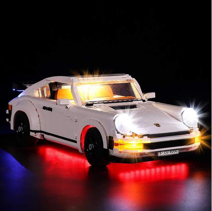 BrickBling LED Licht Set für LEGO Porsche 911 (10295) inkl. Fernbedienung