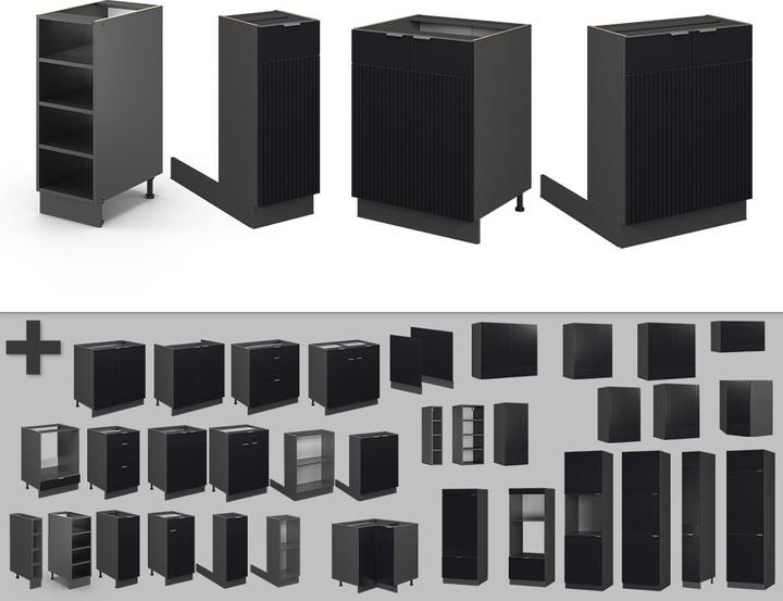 Produktbild Vicco Kücheninsel Fame-Line (90 x 81.60 x 82 cm)