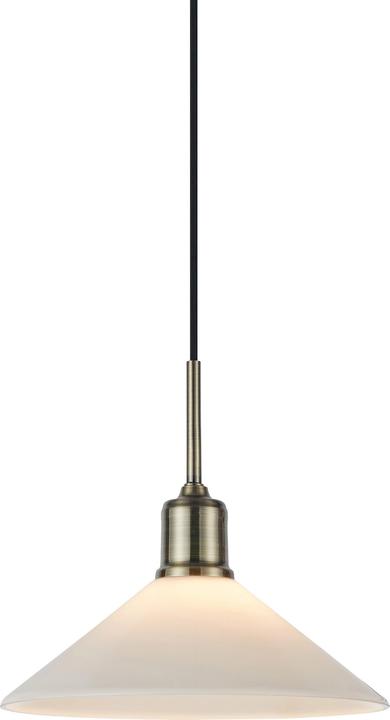 Produktbild Markslöjd VELA Pendant 1L Antique Brass/White (E27)