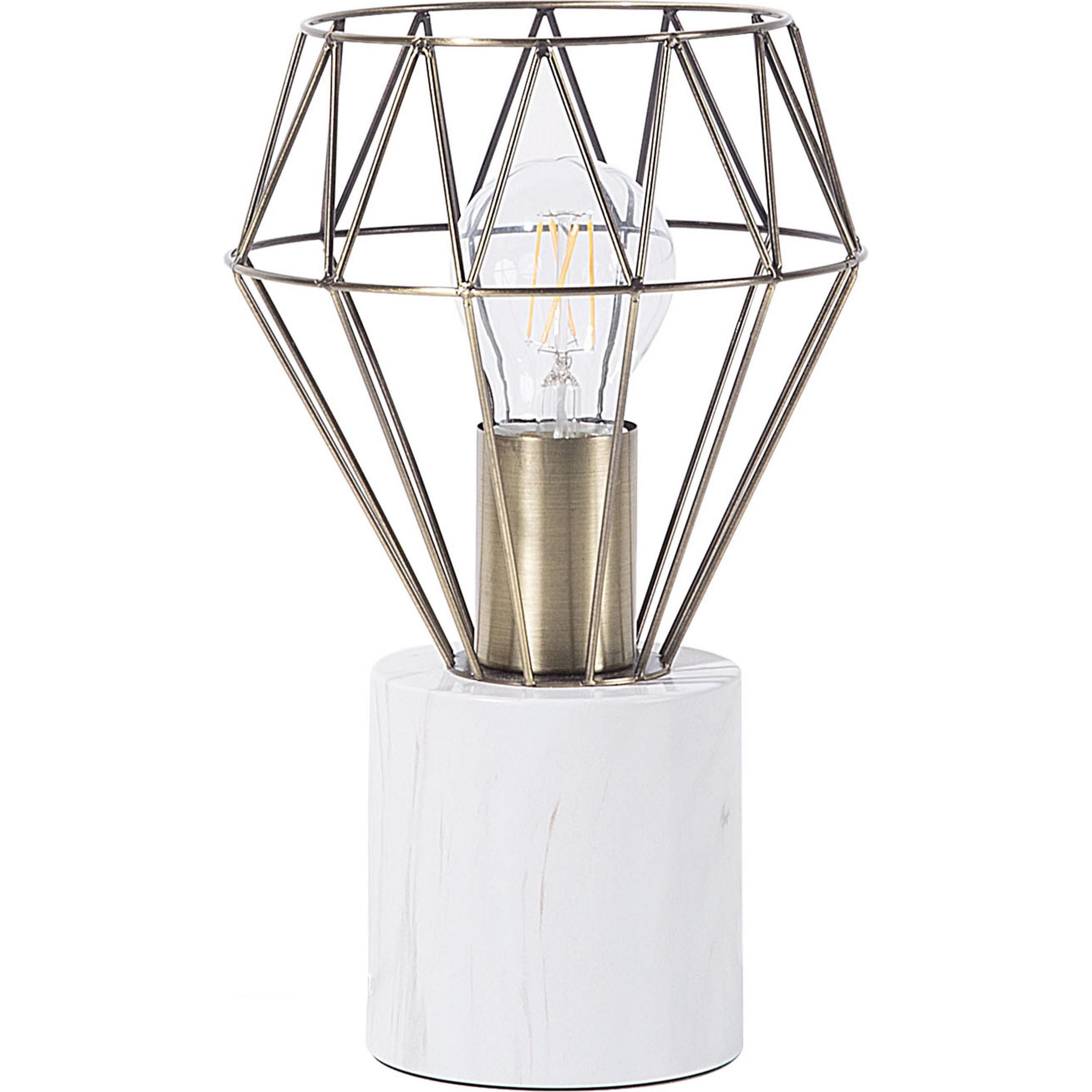Beliani, Tischlampe, Mooni (E27)