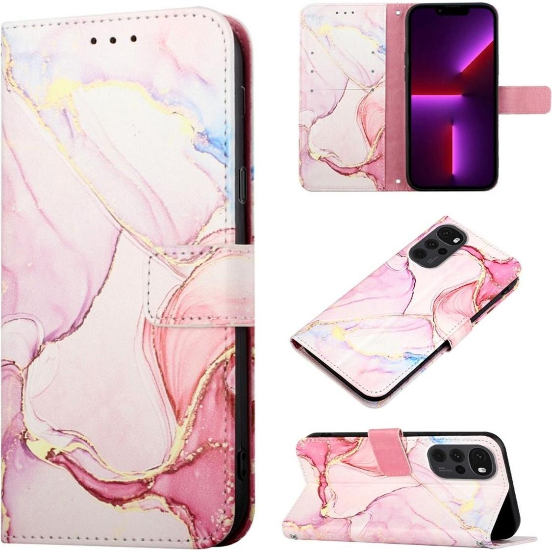 König Design Hülle Handy Schutz für Motorola Moto G22 Case Cover Tasche Wallet Etuis 360 Grad (Motorola Moto G22), Smart...