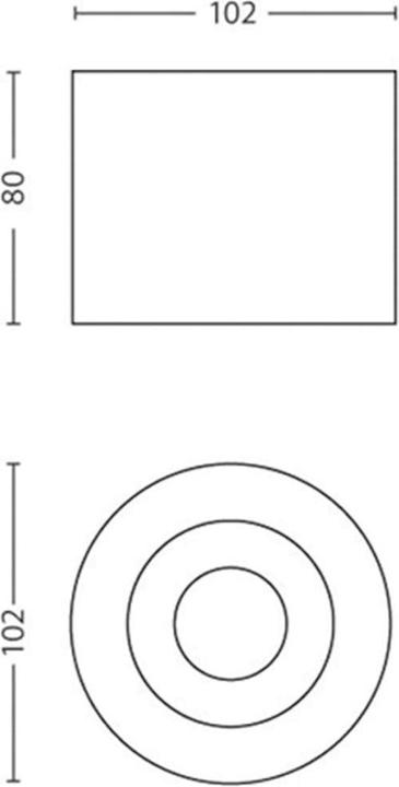 Actual product image Philips MyLiving phase (500 lm)