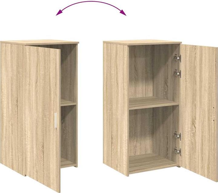 Image du produit vidaXL Armoire de stockage Chêne Sonoma 50x45x103,5 cm Armoire en bois composite (45 x 50 x 103.50 cm)