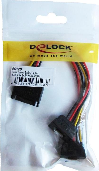 Produktbild Delock SATA zu 2x SATA gewinkelt